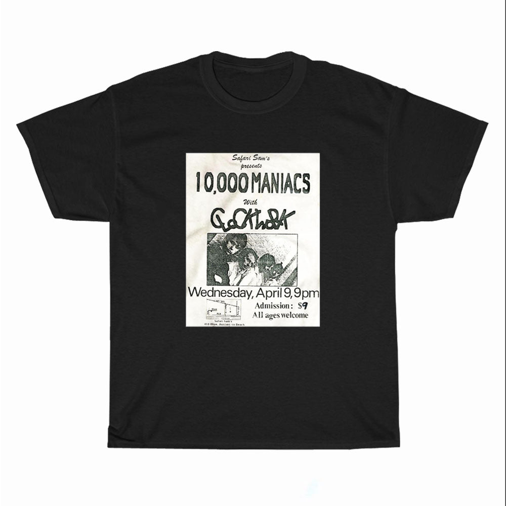 Maniacs Clockwork At Safari Sam'S Huntington Beach Logo Unisex Men's T Shirt Size S to 3XL