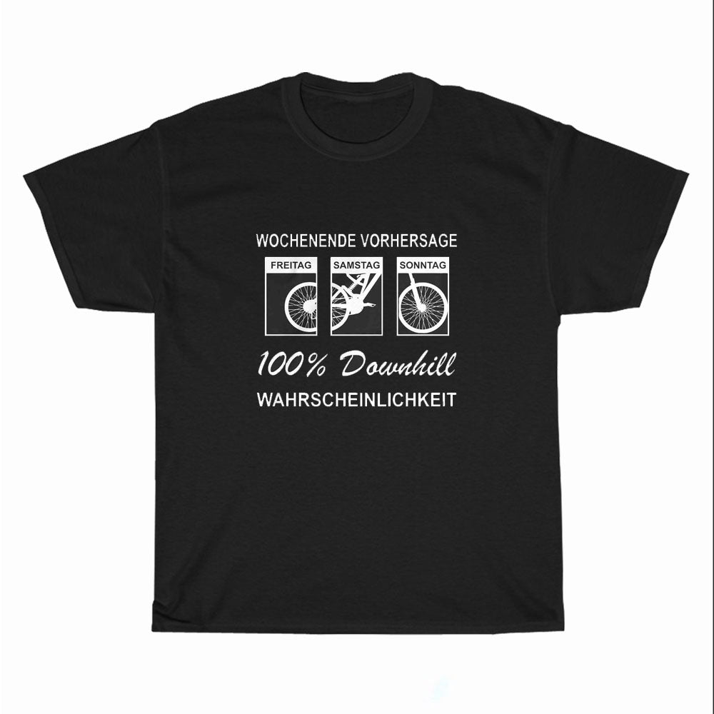 Downhill - Mountain Bike Logo Unisex Men's T Shirt Size S to 3XL