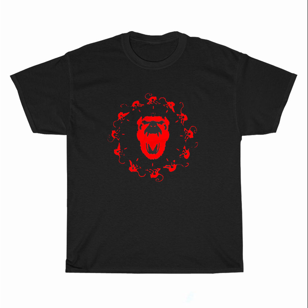 Monkeys Face Clock Version Logo Men's Unisex T Shirt Size S to 3XL