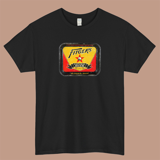 1933 Fitger's Natural Beer Logo Mens Unisex Short Sleeve T-Shirt Size S-3XL - P