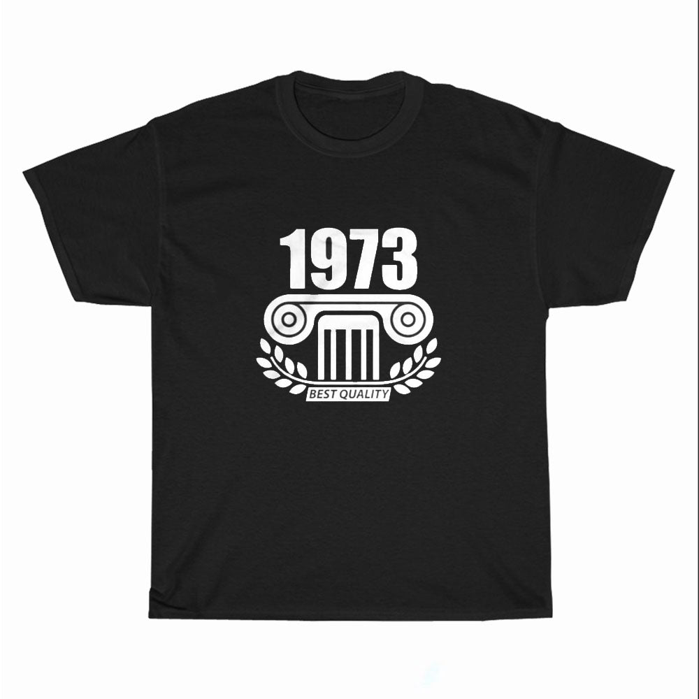 1973 Best Quality Logo Unisex Men's T Shirt Size S to 3XL