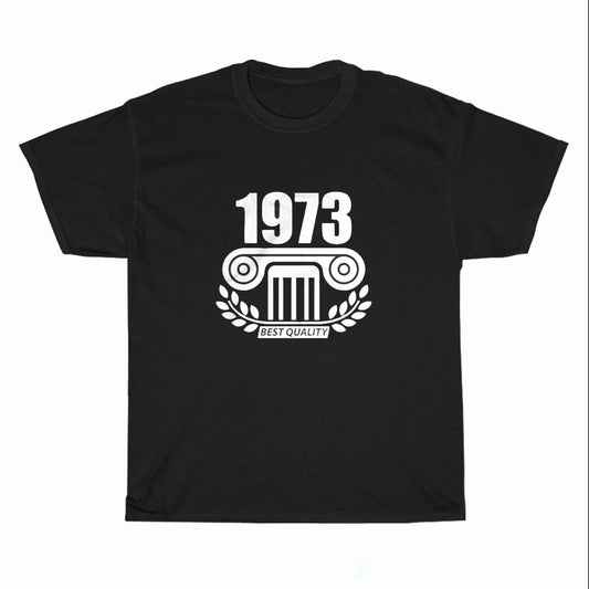 1973 Best Quality Logo Unisex Men's T Shirt Size S to 3XL