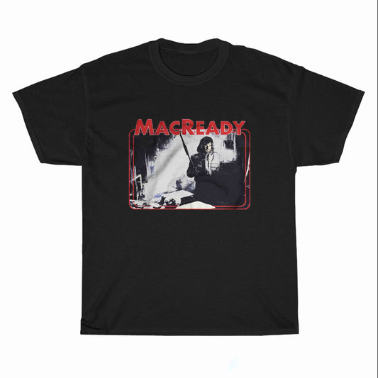 The THING MacREADY Fan Art Classic Movie Logo Unisex Men's T Shirt Size S to 3XL