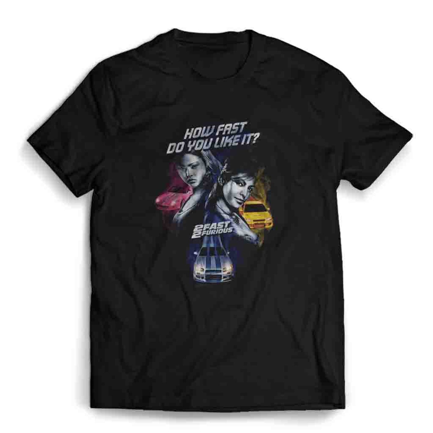2 Fast 2 Furious How Fast Suki And Monica Logo Unisex Men's T Shirt Size S to 3XL