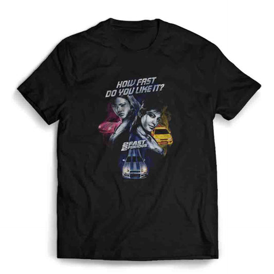 2 Fast 2 Furious How Fast Suki And Monica Logo Unisex Men's T Shirt Size S to 3XL