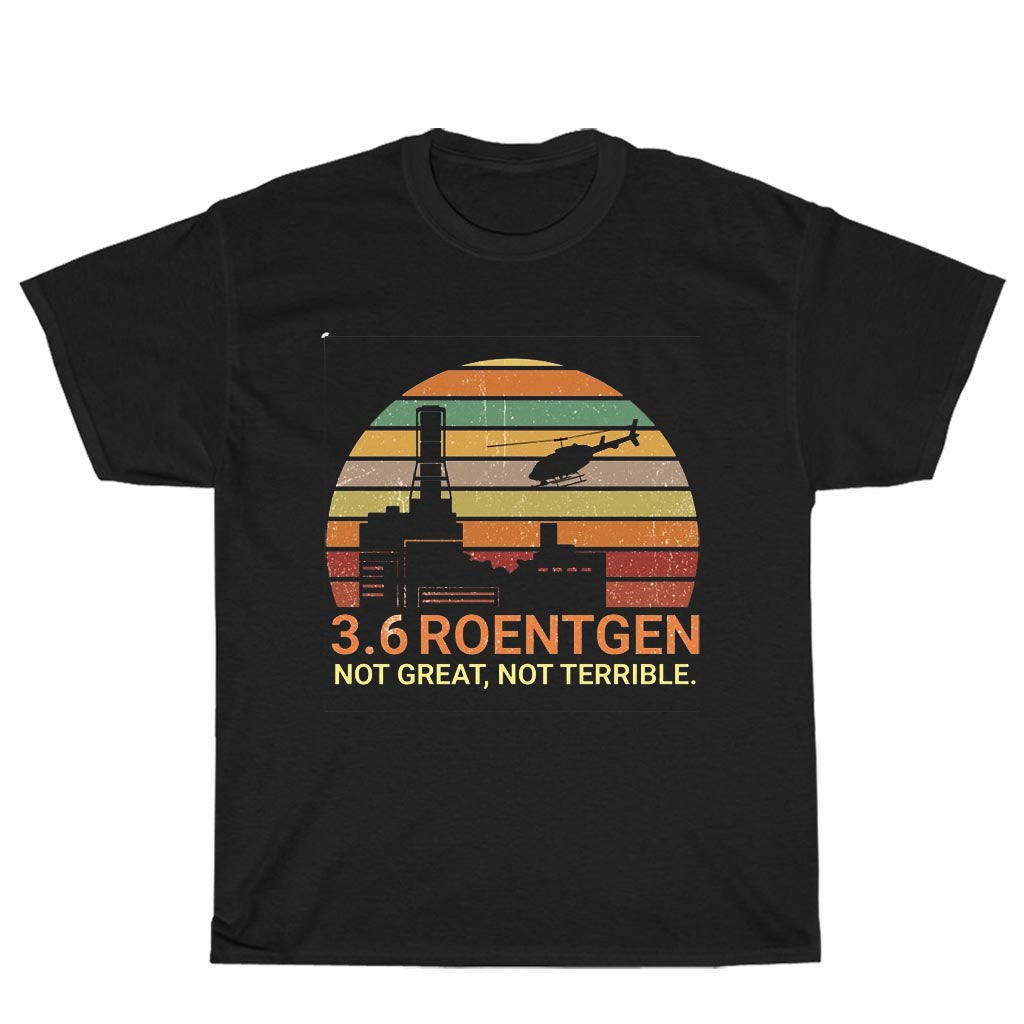 3.6 Roentgen Chernobyl Nuclear Power Disaster Logo T-Shirt Ameri Logo Unisex Men's T Shirt Size S to 3XL