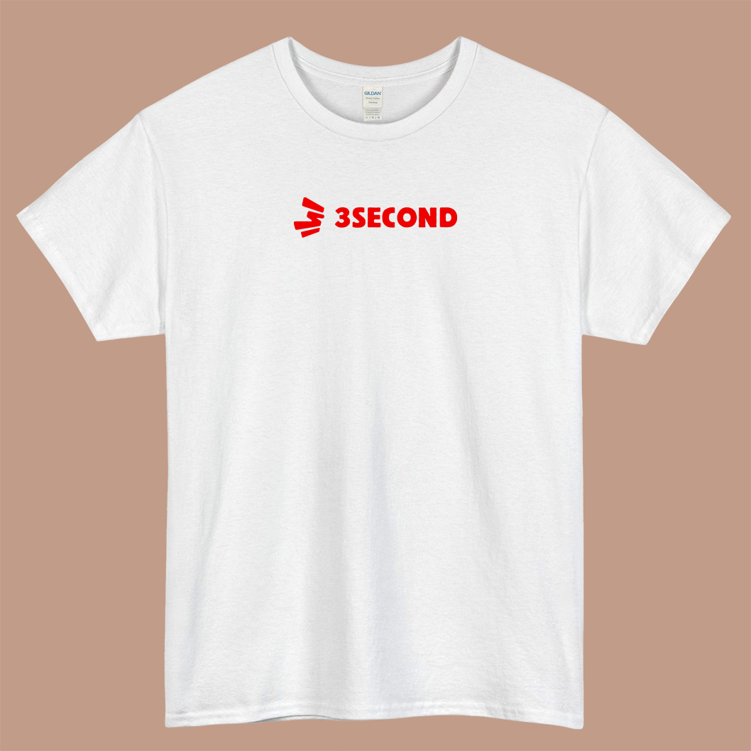 3second logo short sleeve mens t shirt S-3XL
