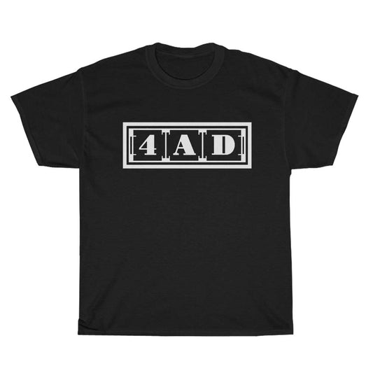 4AD Record Logo Men's Unisex T Shirt Size S to 3XL