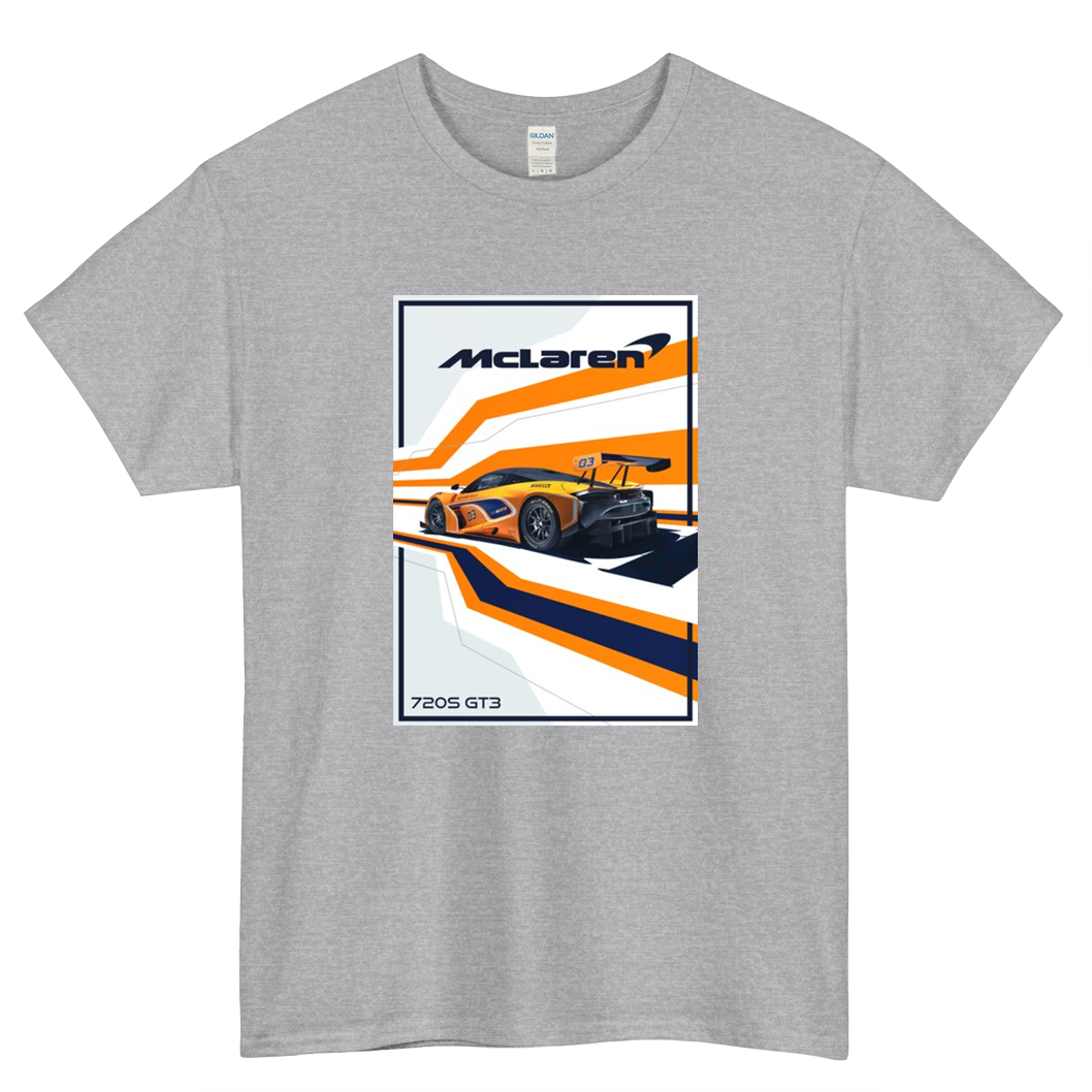 720S GT3 Logo Mens Unisex Short Sleeve T-Shirt Size S-3XL - P