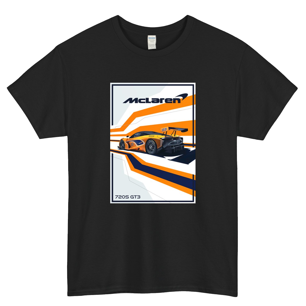 720S GT3 Logo Mens Unisex Short Sleeve T-Shirt Size S-3XL - P