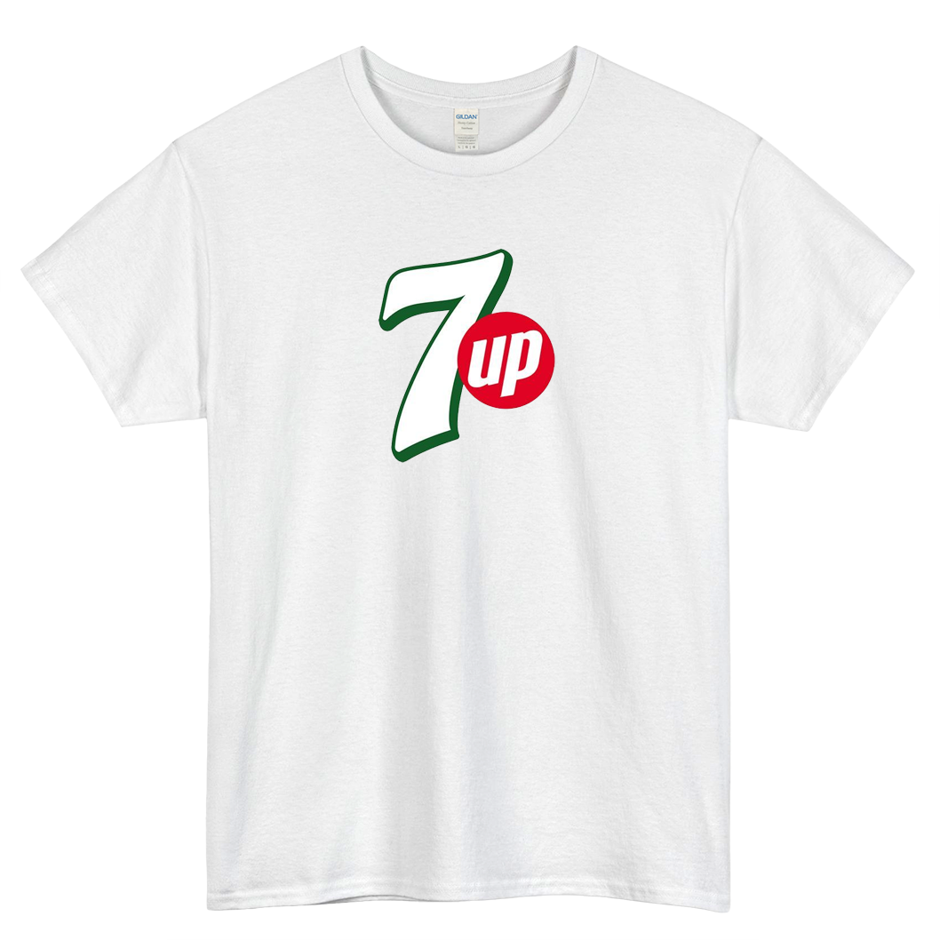 7 UP VINTAGE Logo Mens Unisex Short Sleeve T-Shirt Size S-3XL - P
