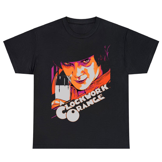 A Clockwork Orange Los Droogs Kubrick Movie Logo Men's Unisex T Shirt Size S to 3XL