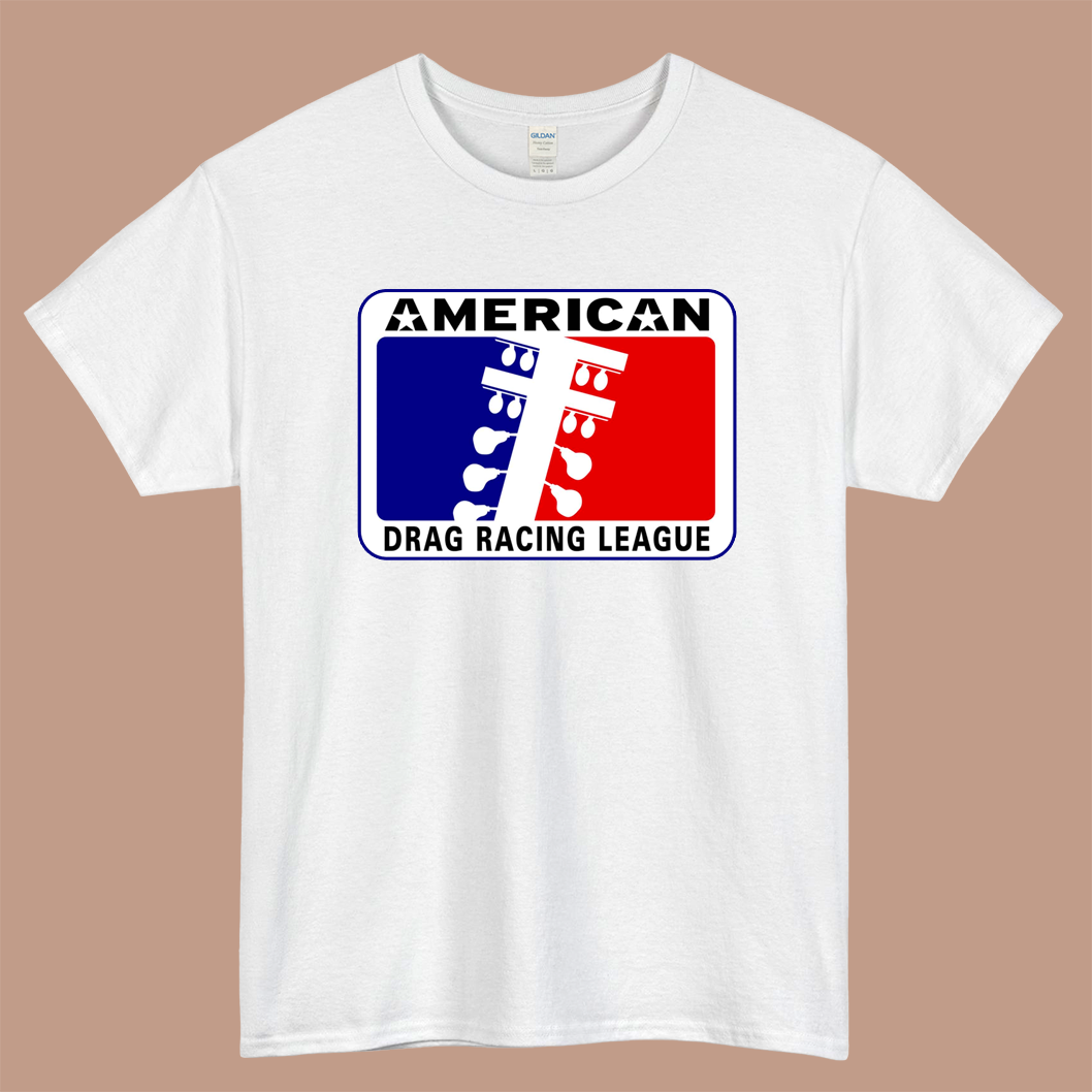 ADRL Racing Logo Mens Unisex Short Sleeve White T-Shirt Size S-3XL