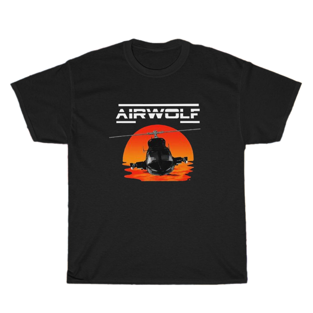 AIRWOLF TV SERIES Logo Men's Unisex T Shirt S to 3XL