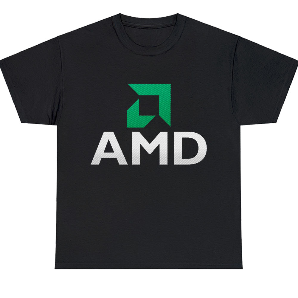 AMD Advanced Micro Devices Logo Men's Unisex T Shirt Size S to 3XL