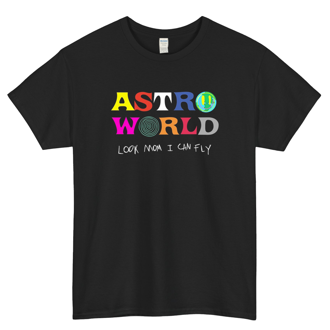 ASTROWORLD look mum I can fly Mens Unisex Short Sleeve T-Shirt Size S-3XL - P