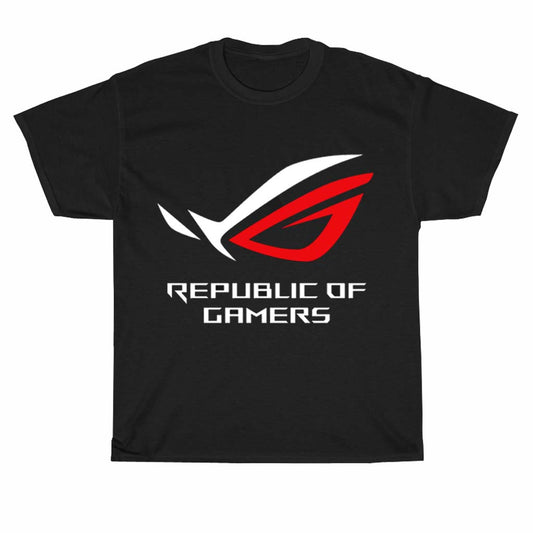 ASUS ROG Republic of Gamers Logo Men's Unisex T Shirt Size S to 3XL