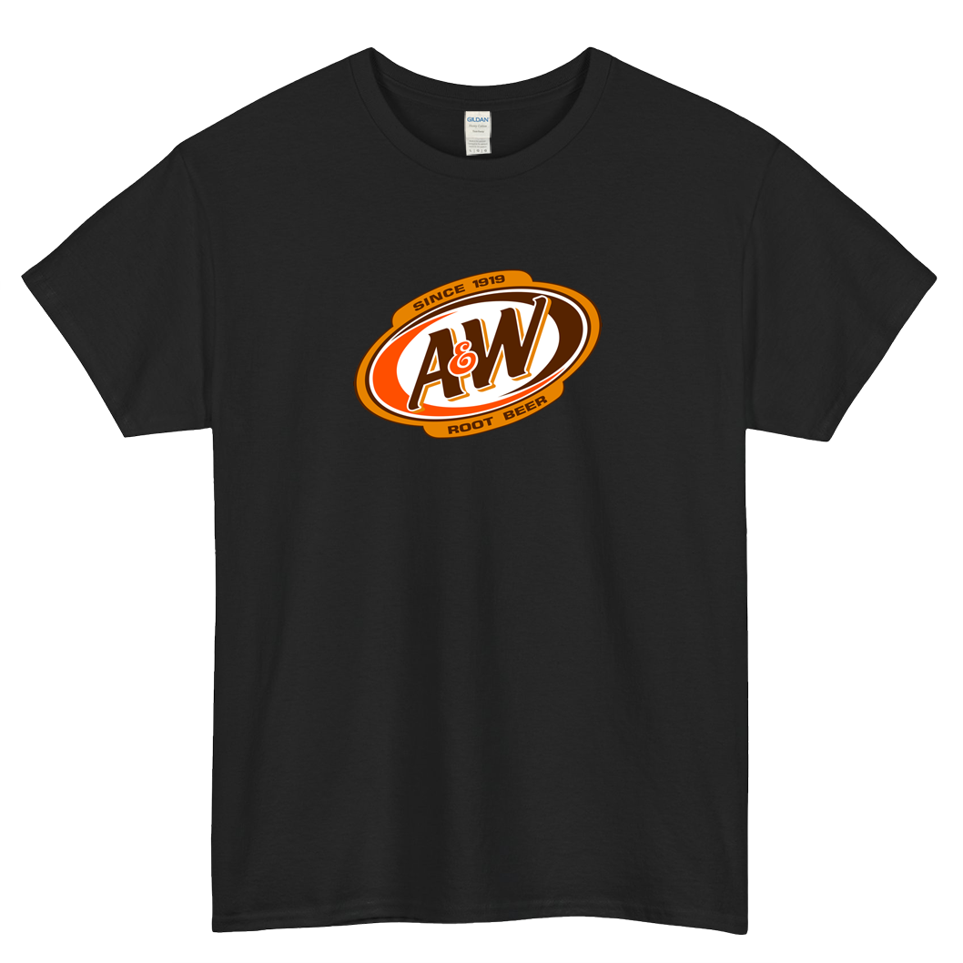 SHORT SLEEVE A&W REET BEER LOGO T SHIRT - P