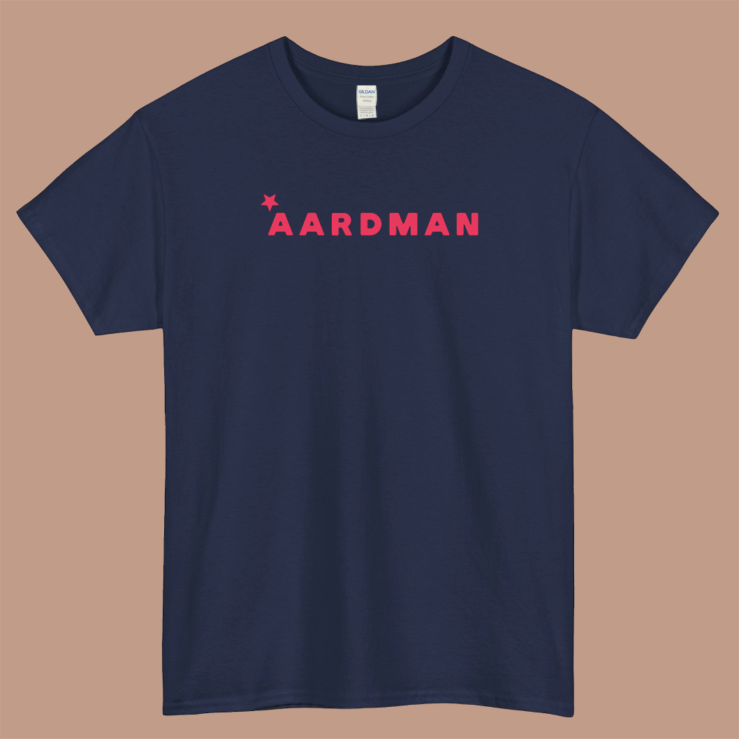 Aardman 1 Logo Mens Unisex Short Sleeve T-Shirt Size S-3XL