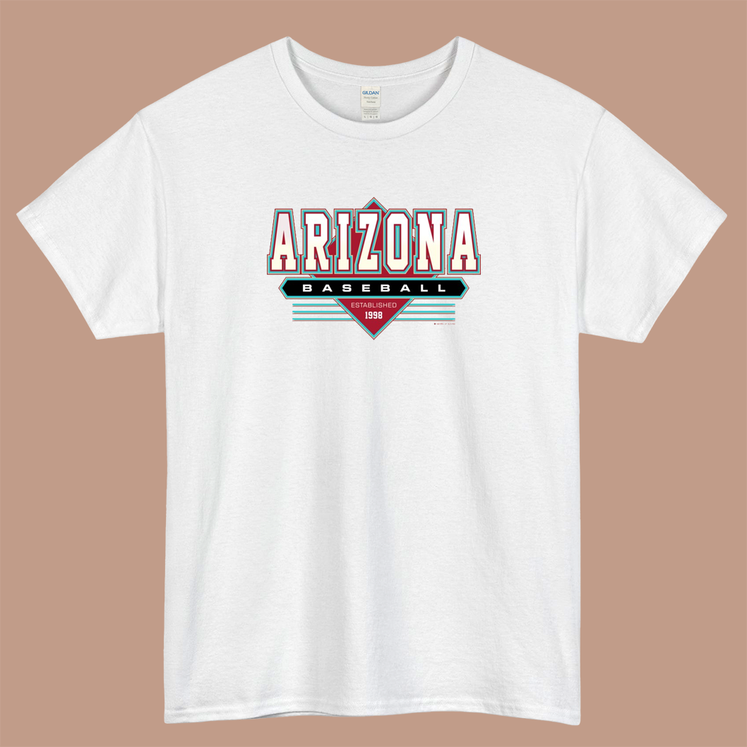 Arizona Los Angeles Baseball Logo Mens Unisex Short Sleeve T-Shirt Size S-3XL - P