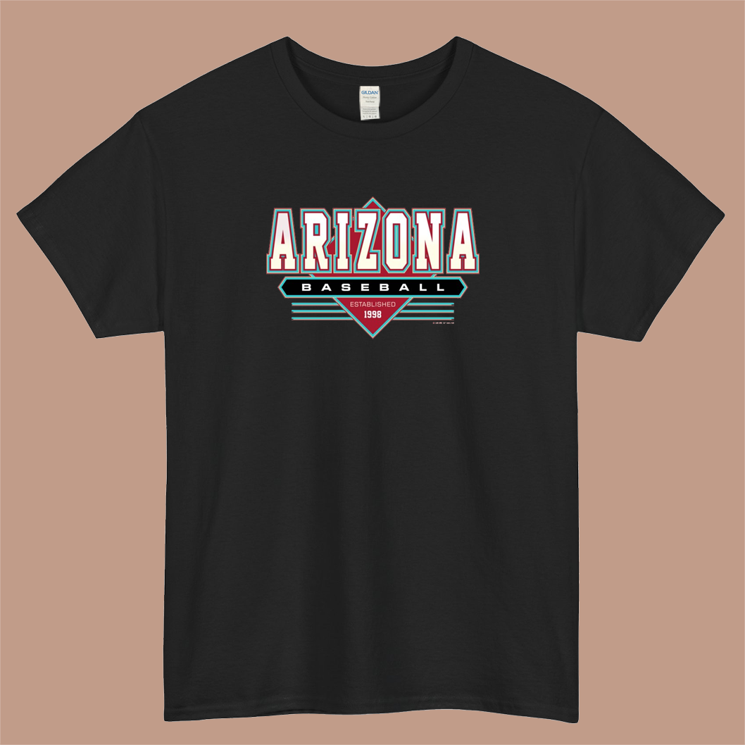 Arizona Los Angeles Baseball Logo Mens Unisex Short Sleeve T-Shirt Size S-3XL - P