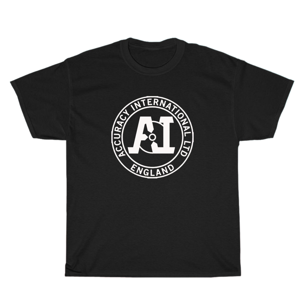 Accuracy International Guns Firearms Logo Men's Unisex T Shirt S to 3XL