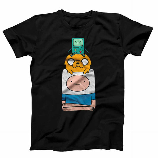 Adventure Time Finn And Jake Logo Unisex Men's T Shirt Size S to 3XL