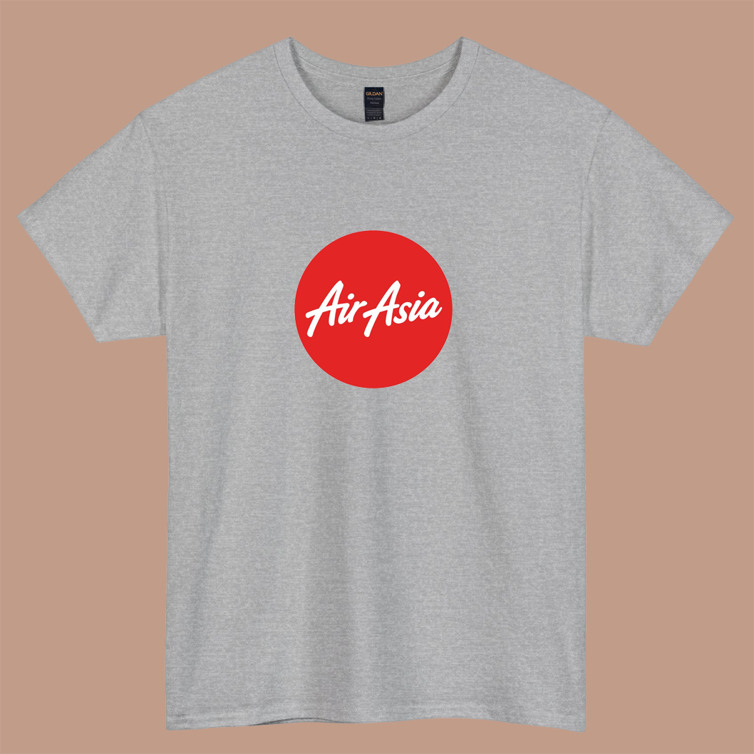 Air Asia Logo short sleeve t shirt S-3XL- P