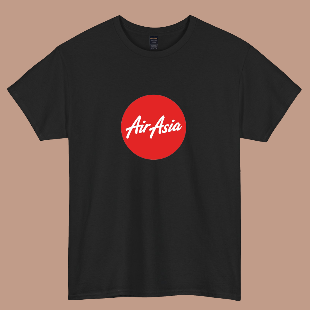 Air Asia Logo short sleeve t shirt S-3XL- P