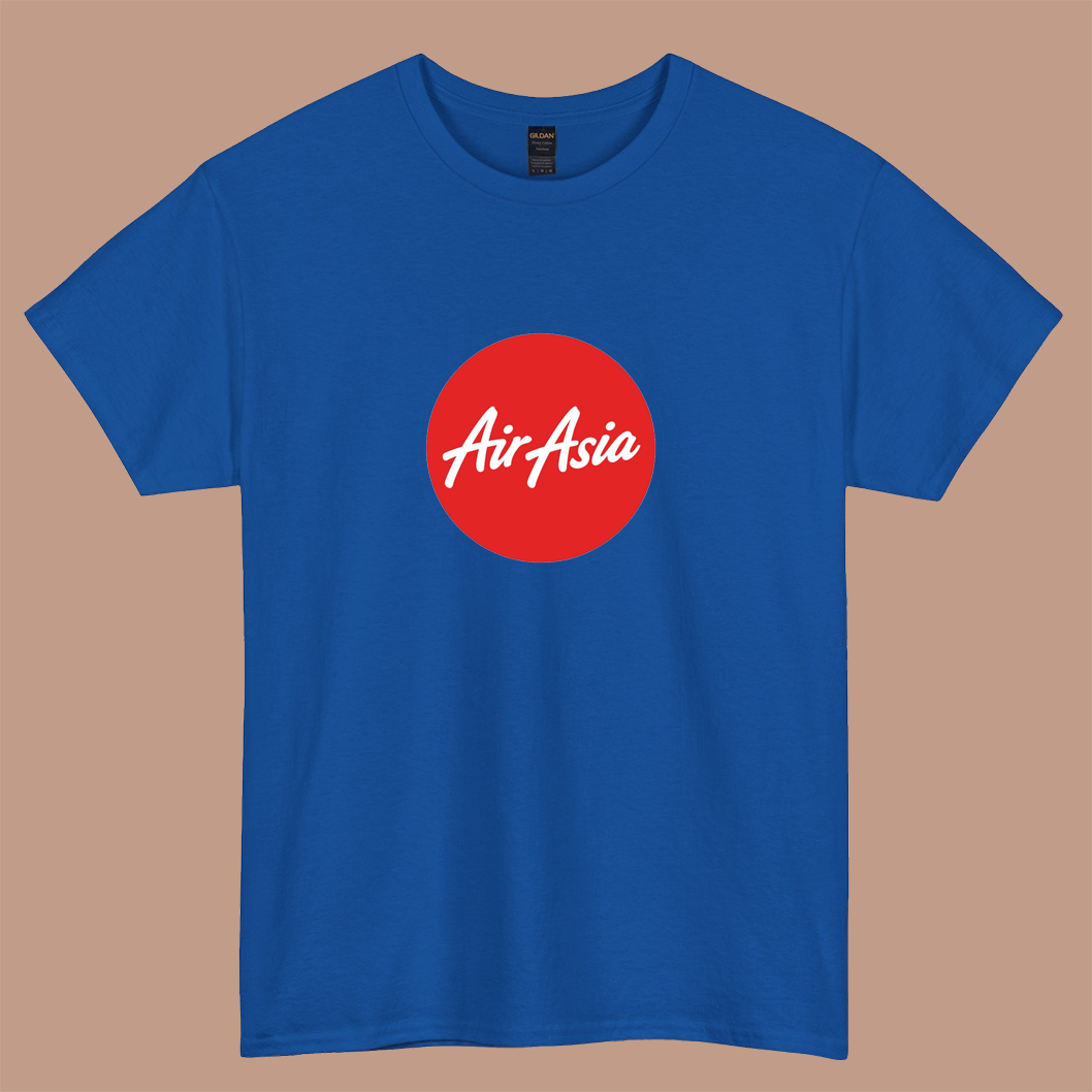 Air Asia Logo short sleeve t shirt S-3XL- P