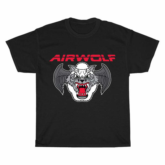 Airwolf TV Series Air Wolf Retro 80's logo Men's Unisex T Shirt Size S to 3XL