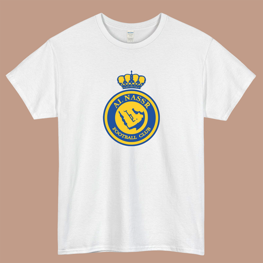 Al-Nassr Football Logo Mens Unisex Short Sleeve T-Shirt Size S-3XL - P