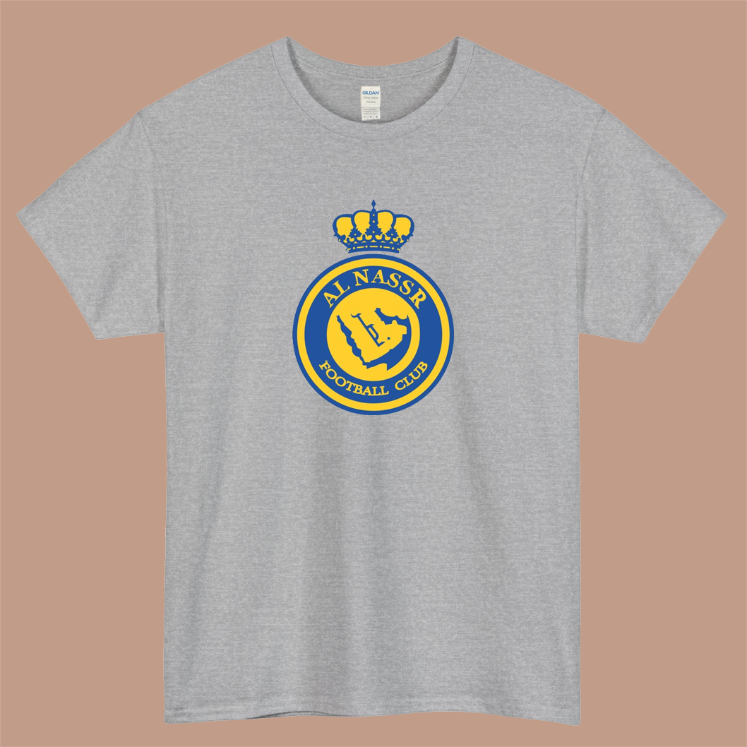 Al-Nassr Football Logo Mens Unisex Short Sleeve T-Shirt Size S-3XL - P