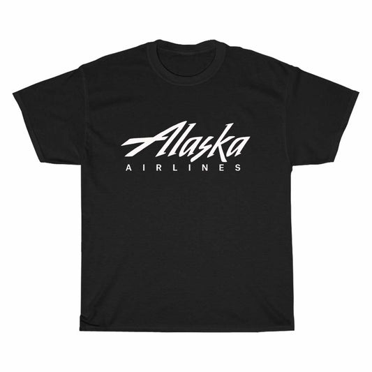 Alaska Airlines Logo Men's Unisex T Shirt Size S to 3XL
