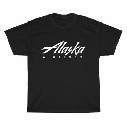 Alaska Airlines Logo Men's Unisex T Shirt Size S to 3XL