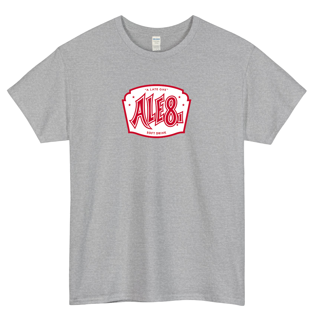 Ale-8-One Soft Drink logo SHORT SLEEVE T SHIRT -P