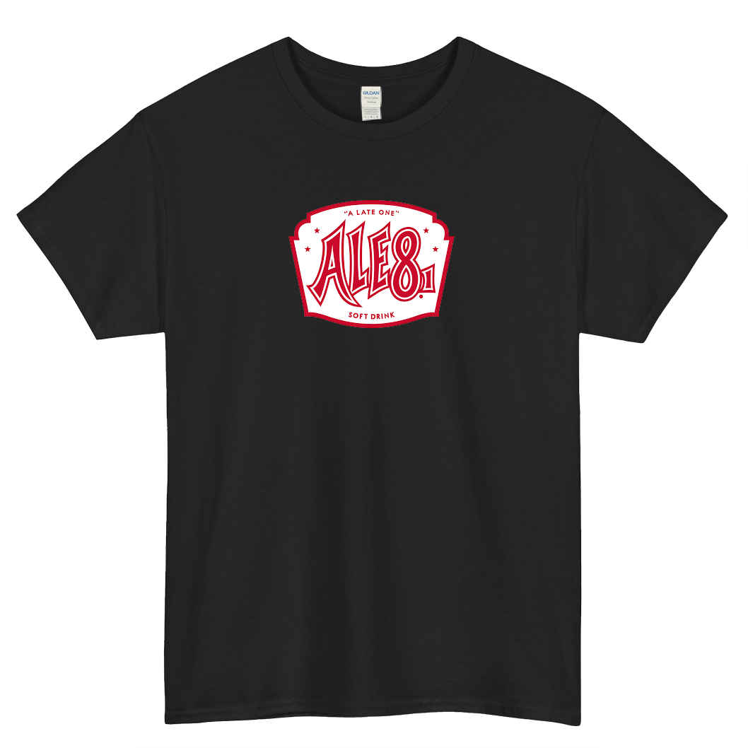 Ale-8-One Soft Drink logo SHORT SLEEVE T SHIRT -P