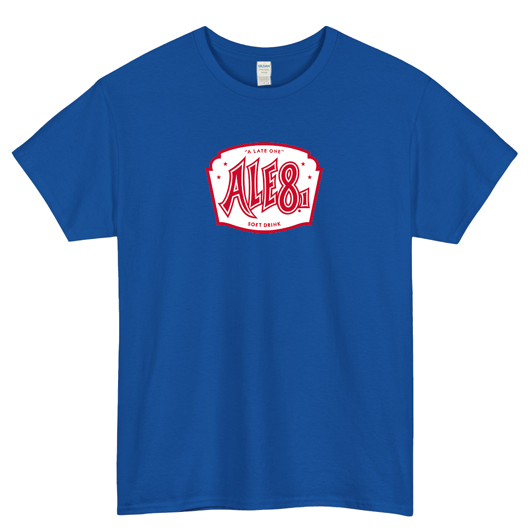 Ale-8-One Soft Drink logo SHORT SLEEVE T SHIRT -P