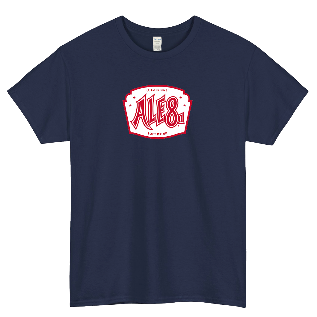 Ale-8-One Soft Drink logo SHORT SLEEVE T SHIRT -P
