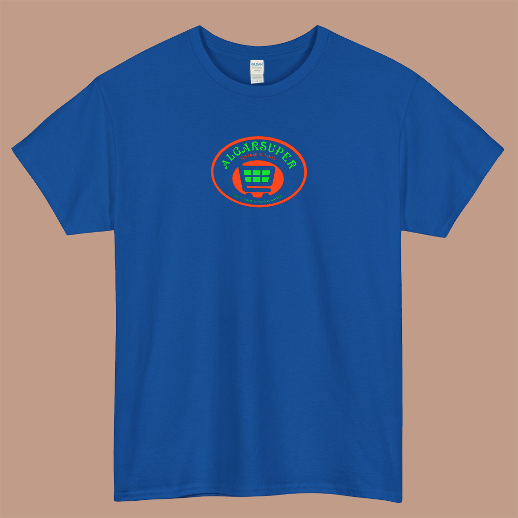 Algarsuper 2Logo Mens Unisex Short Sleeve T-Shirt Size S-3XL