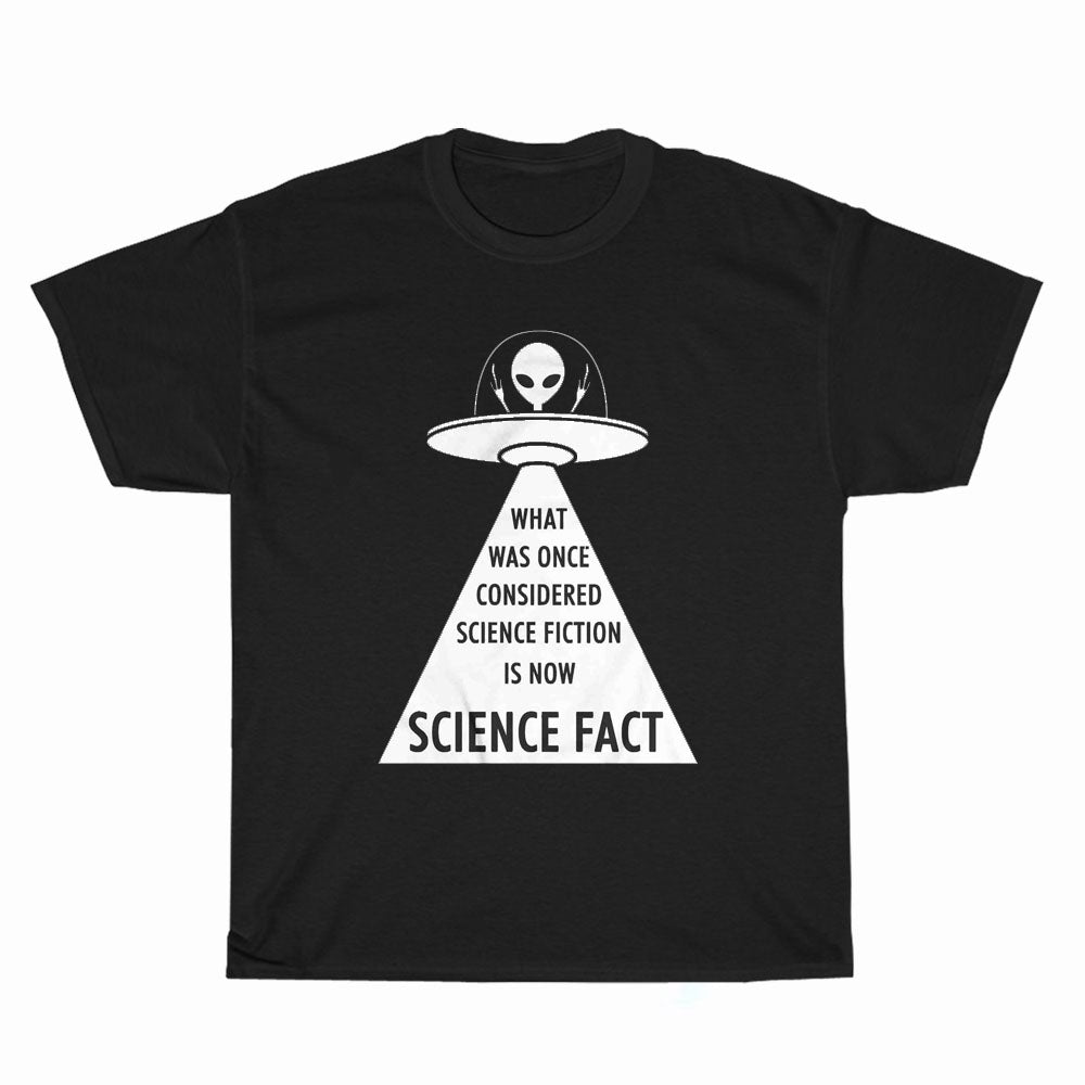Aliens Are Science Fact Logo Unisex Men's T Shirt Size S to 3XL
