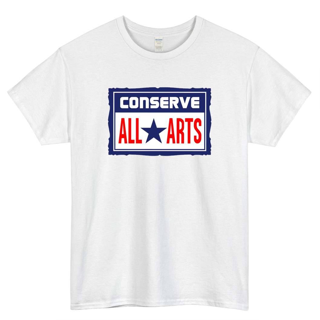 All Arts Conserve Mens Unisex Short Sleeve T-Shirt Size S-3XL - P