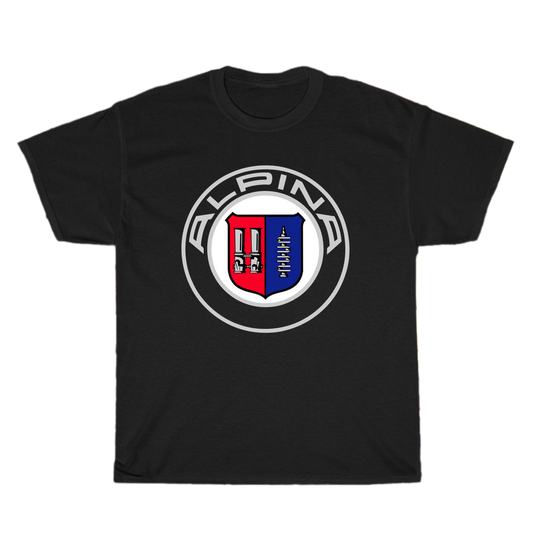 Alpina Stripes Logo Men's Unisex T Shirt S to 3XL