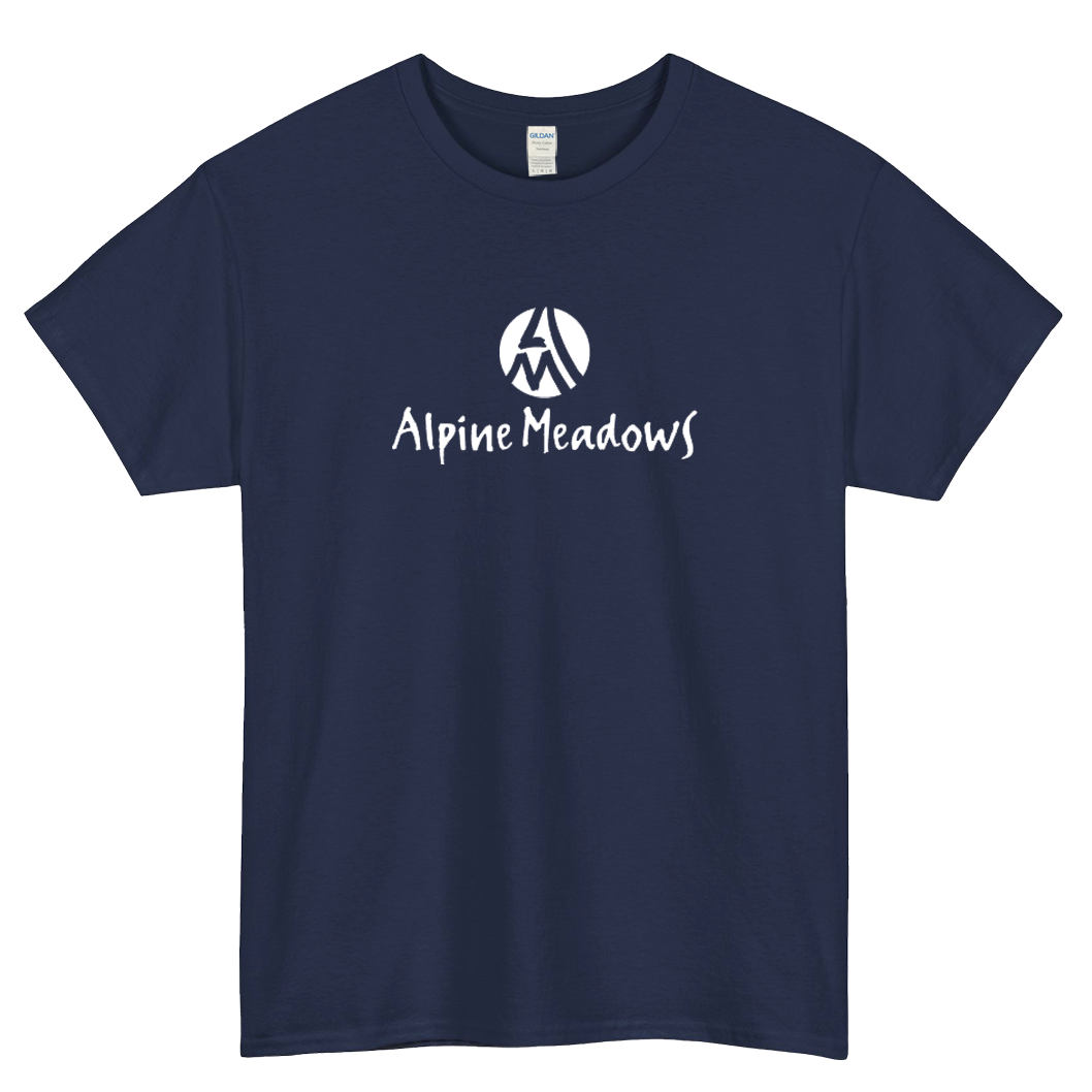 Alpine Meadows Resort Short Sleeve T-Shirt Men Size S-3XL -P