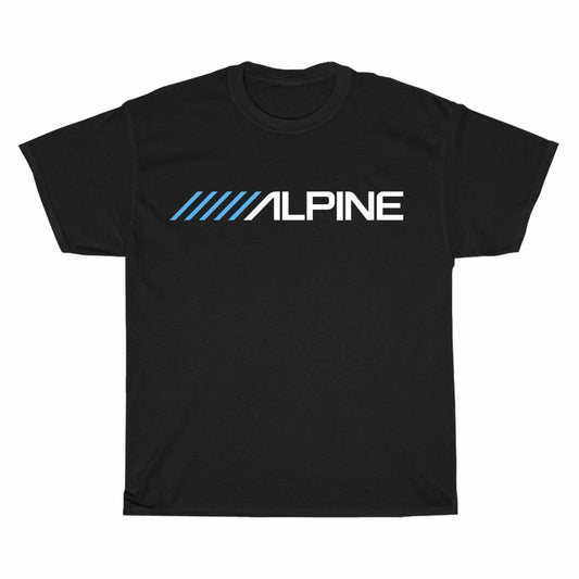 Alpine Car Audio System Logo Men's Unisex T Shirt Size S to 3XL