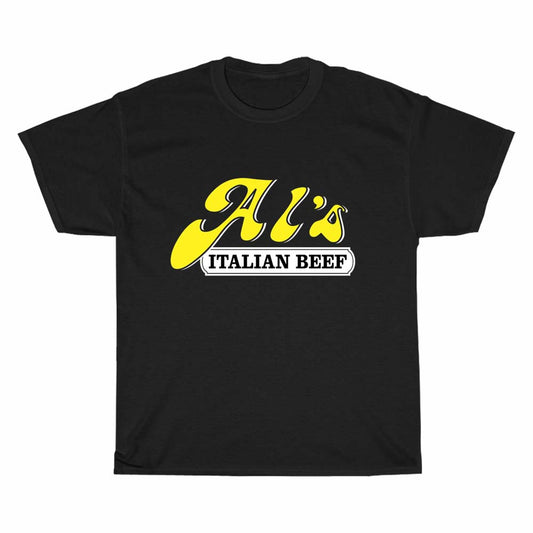 Als Italian Beef Restaurant logo Men's Unisex T Shirt Size S to 3XL