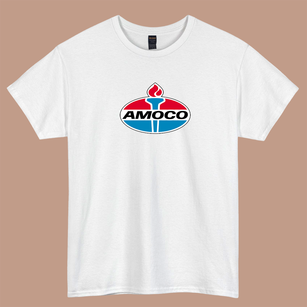 Amoco Oil Logo short slevee t shirt Size S-3XL -P