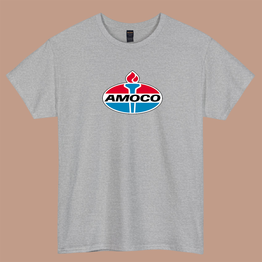 Amoco Oil Logo short slevee t shirt Size S-3XL -P