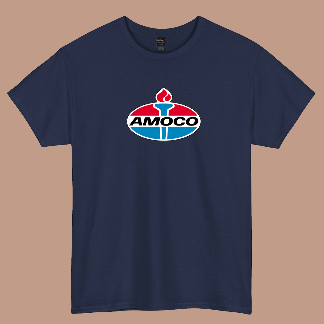 Amoco Oil Logo short slevee t shirt Size S-3XL -P