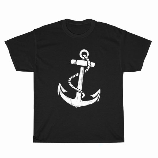 Anchor Sailor Logo Unisex Men's T Shirt Size S to 3XL